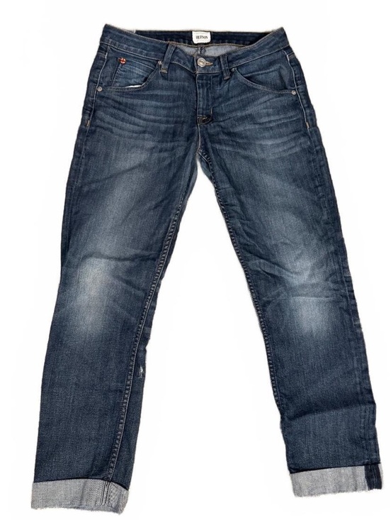 Denim - Hudson Bacara Crop Straight Cuffed Jeans Size 28